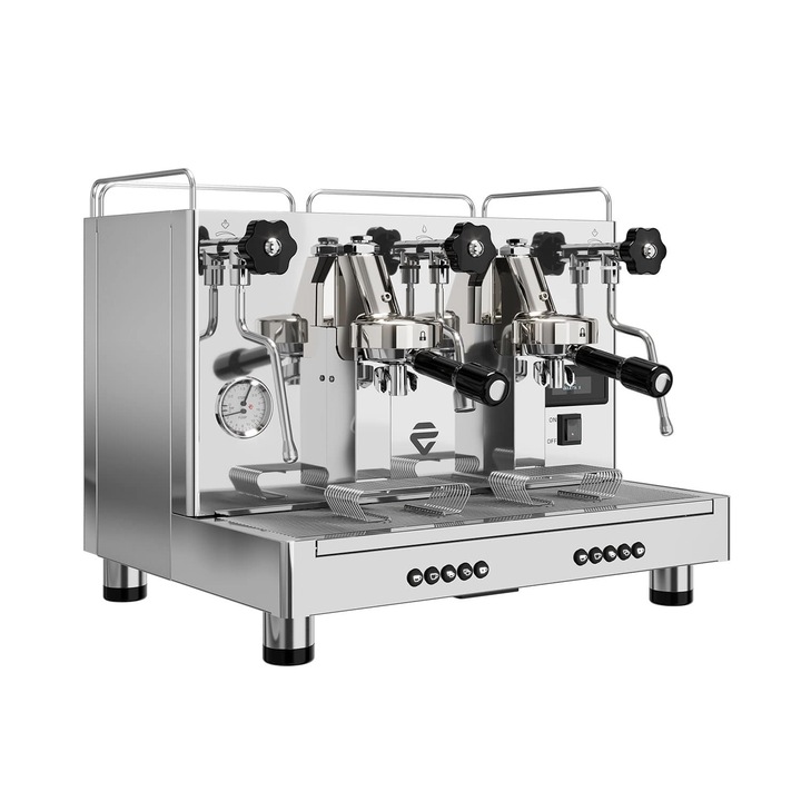 Espressor manual Lelit GiuliettaX PL2SVX, doua grupuri L58E, profesional, programabil, curatare automata, sistem stabilitate termala