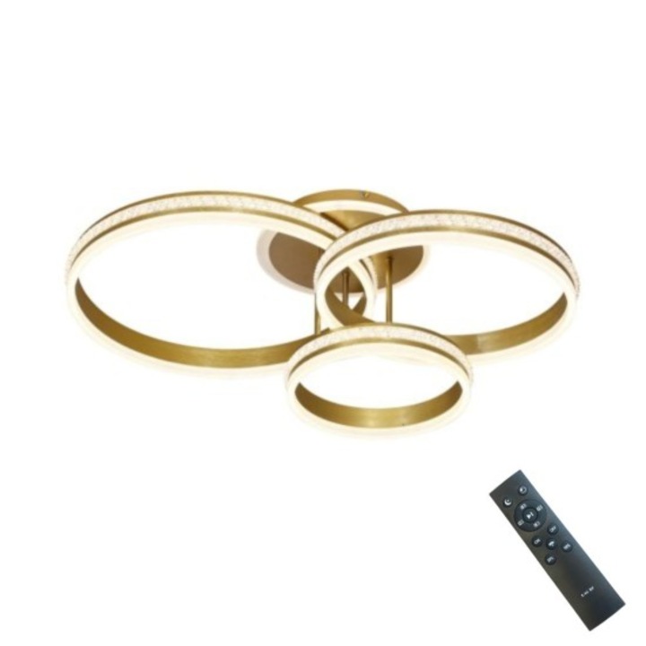 Lustra Led Hydra 160w/8000lm 3000k/4000k/6500k cu Telecomanda 300+400+500mm