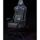 Геймърски стол ASUS ROG Chariot X, aRGB осветление, 4D дръжки, джоб за съхранение на Power Bank, сив
