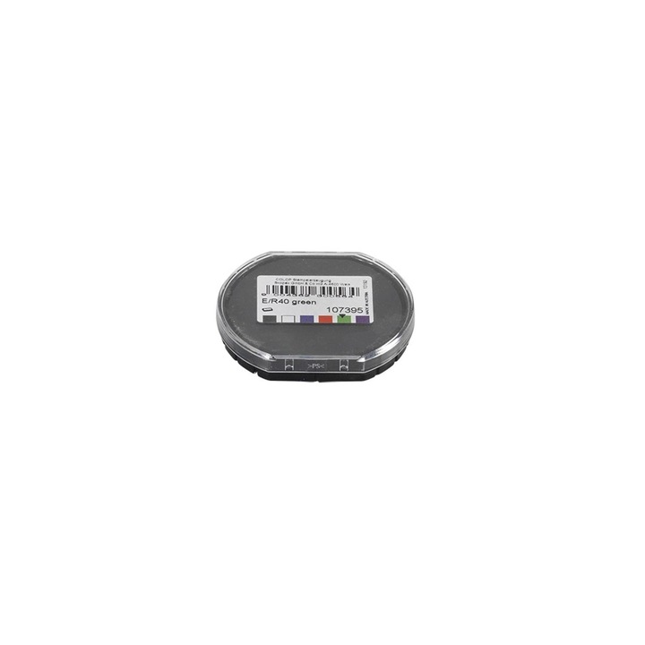Tampa de inlocuire a stampilei, E/R40 Colop verde