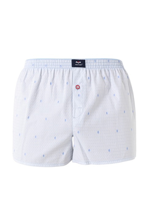 Boxeri pentru barbati, Newtone, 100% tesatura din bumbac, Albastru deschis