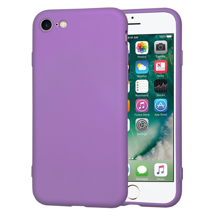 fixGuard SoftFlex tok iPhone 7 / 8 / SE 2, SE 2020 / SE 3, SE 2022 telefonokhoz - Lila