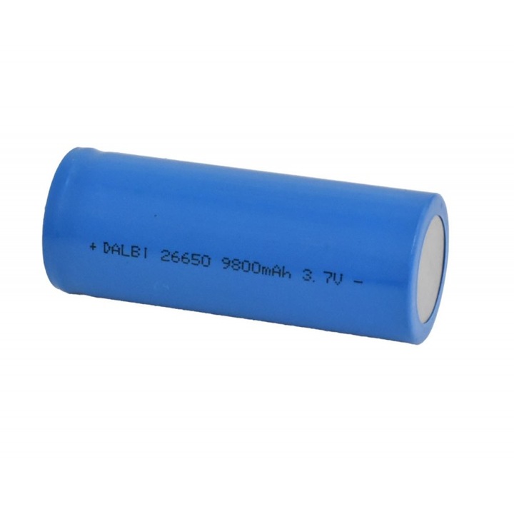 Acumulator Li-ion, Tip 26650, 3.7V, 9800mAh