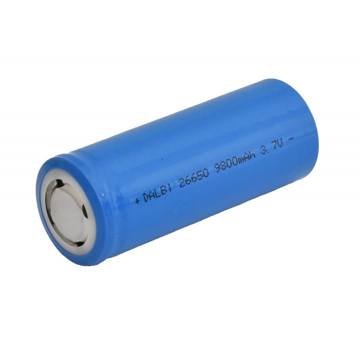 Acumulator Li-ion, Tip 26650, 3.7V, 9800mAh