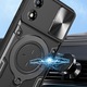 Husa telefon, Smartphosis, Pentru Motorola Moto E13, Seria Camguard Pro, Rosie