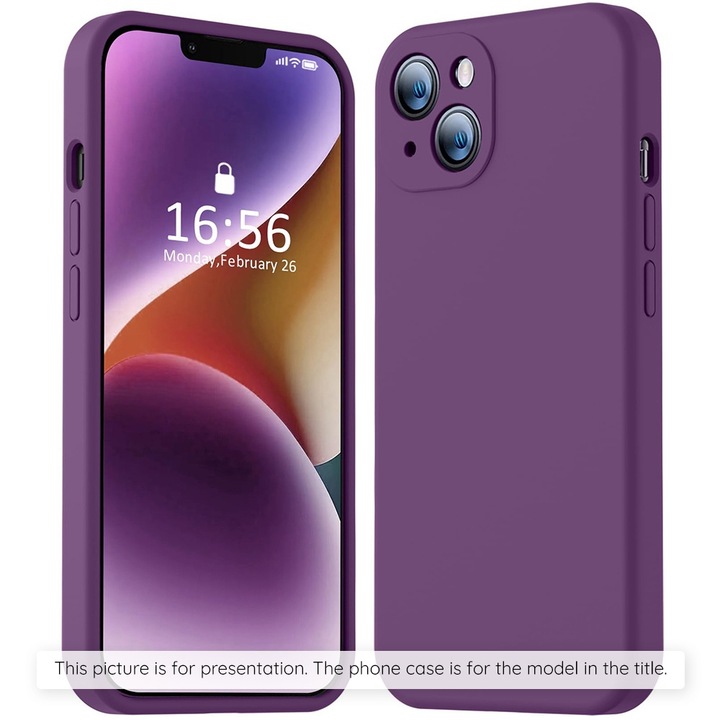 Кейс за Samsung Galaxy M55, SoftFlex, I65, Canvas, Лилав