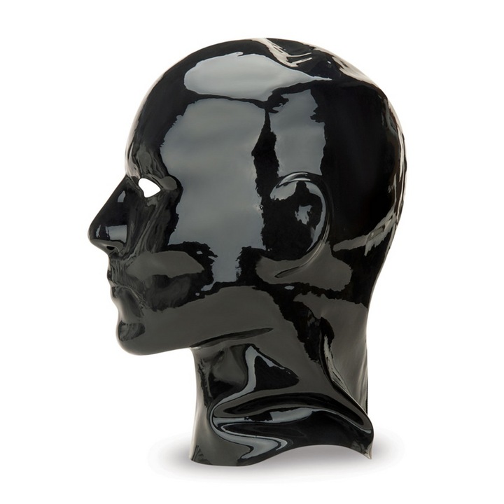 Masca bondage Prowler Red Latex Negru