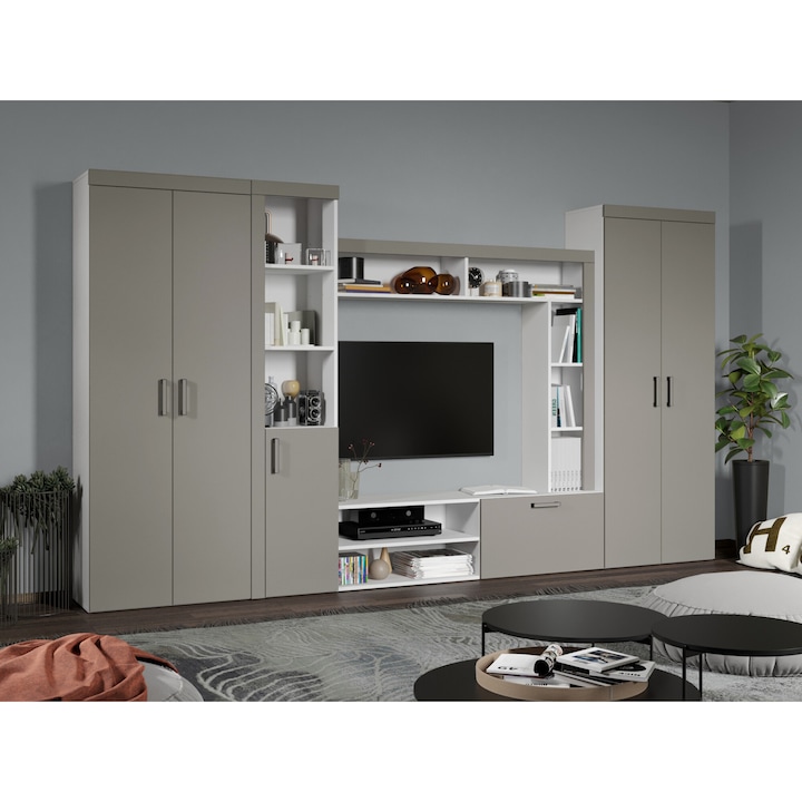 Set Living Sori, Combo Plus, Pal melaminat, L 316 x A 36 x H 180 cm