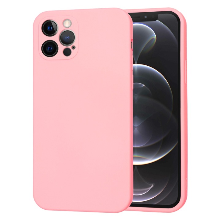 Високо защитен калъф за iPhone 12 Pro, Tuds Shield, SoftFlex, U48, Canvas, Chalk Soft Rose