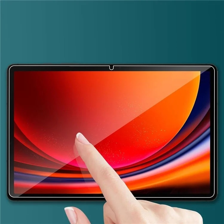 Folie sticla pentru Samsung Galaxy Tab S7/S8/S9/S9 FE, Claritate si Protectie Maxima, 0.33mm, Strat Oleofobic Anti-Amprenta, SKDR 3D Tab Glass - Negru