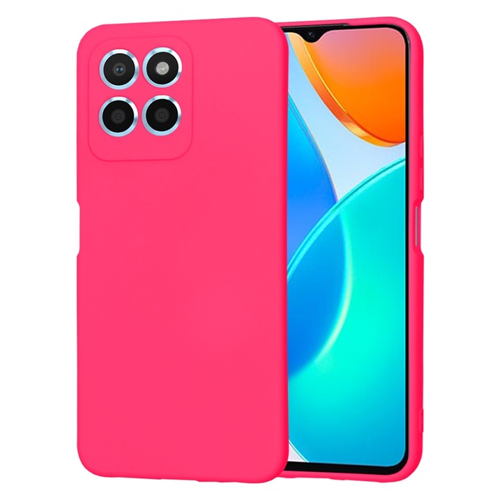 Кейс за Honor X6/X8 5G/70 Lite, SoftFlex, J43, Canvas, Hot Pink
