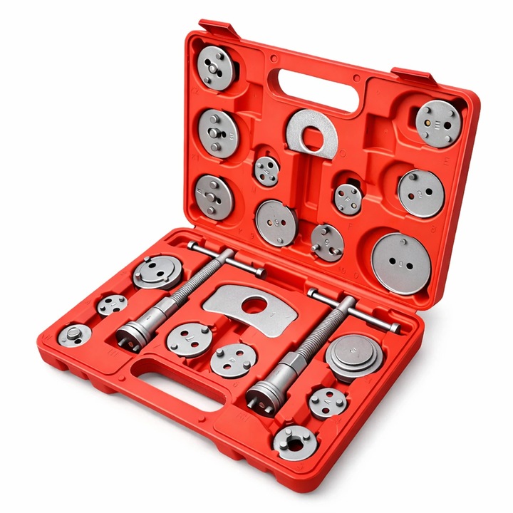 Комплект инструменти за бутала на спирачни апарати, GEBO TOOLS, 21 части