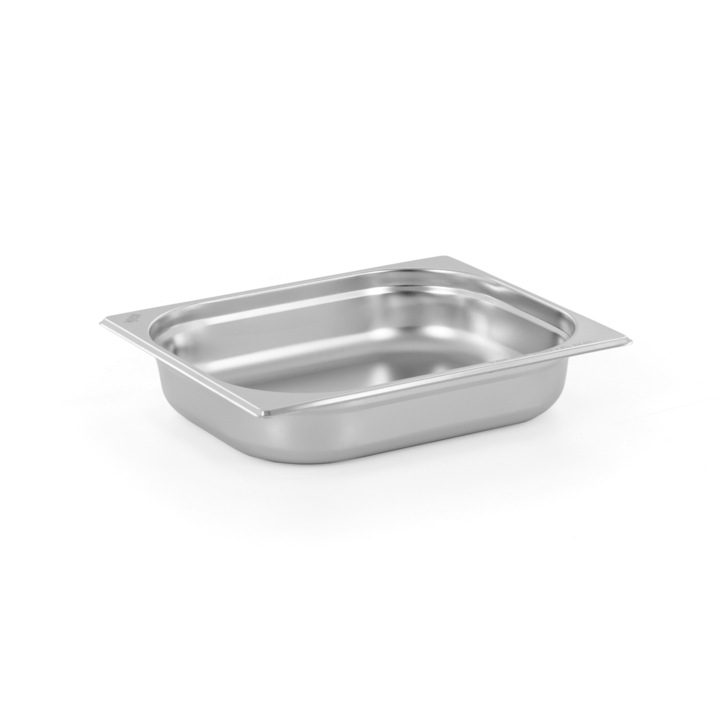 Recipient alimentar, MJUSK, inox, stivuibil, 32.5 x 26.5 x 6.5 cm, argintiu