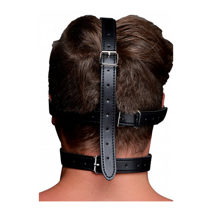 Masca bondage XR Brands ST, cu ham si bila, 4.19 cm