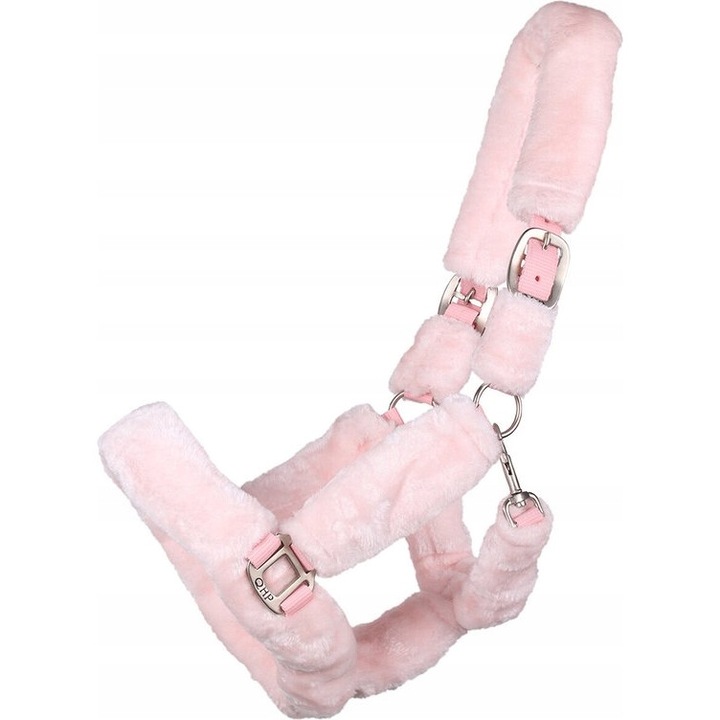 Capastru pentru ponei QHP Alaska, imitatie de lana, roz, PONY