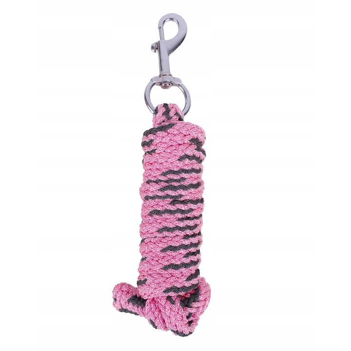 Lesa pentru cal QHP, Nailon, 2 m, Roz