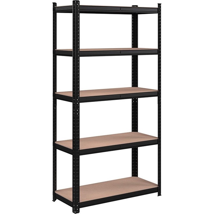 Рафт, Songmics, RT-0084, черен, 90x40x180 см