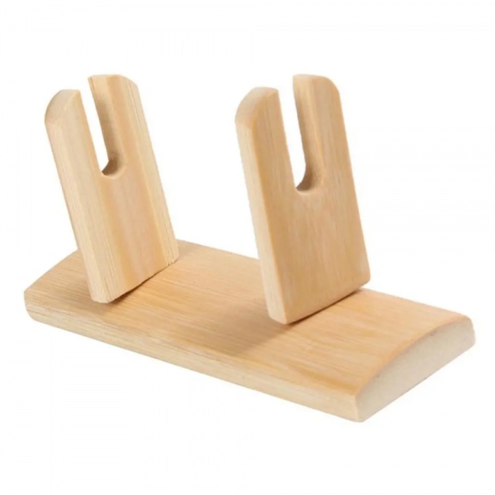 Suport mic din lemn, pentru evantai