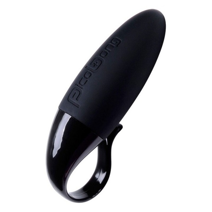 Inel Vibrator Lelo PicoBong Koa, Reglabil, Silentios, Negru, 9.8x4.4x2.8cm