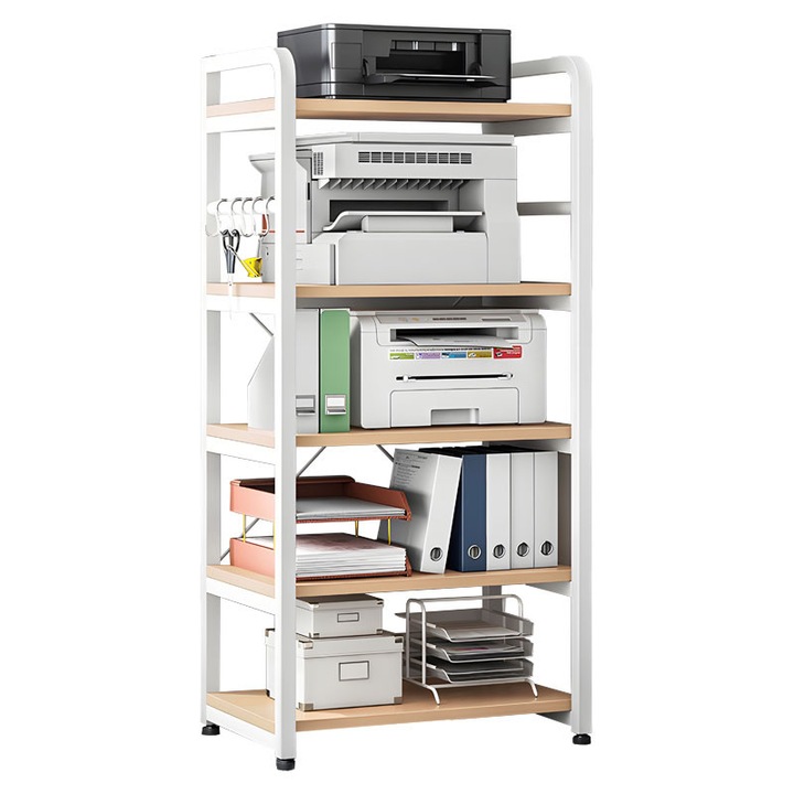 Raft Stil Clasic, Alb - Natural BRX346, 60x40x140 cm