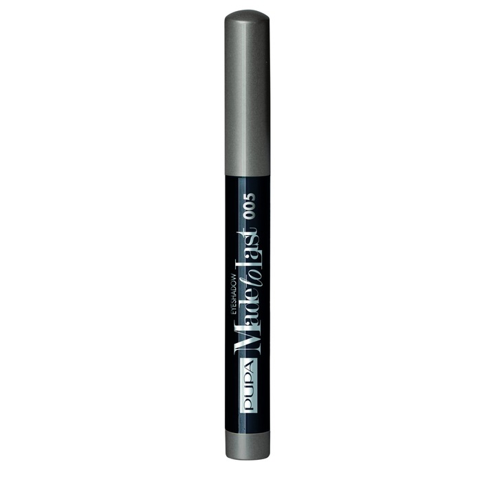 Fard de pleoape Pupa Milano Made To Last, impermeabil, 1.4g, gri