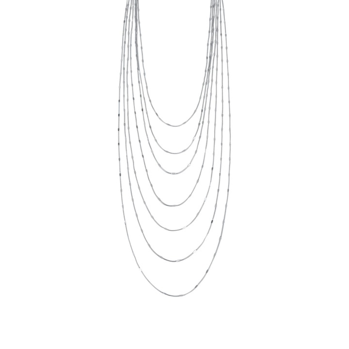 Colier Barbati, Breil, Inox, 80 cm, Argintiu