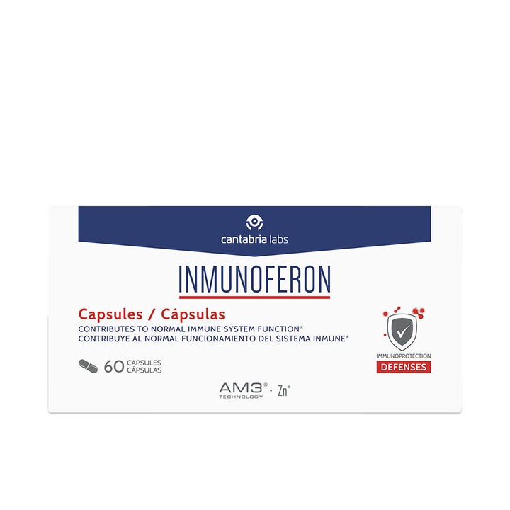 Supliment alimentar Inmunoferon, 60 capsule, intarire sistem imunitar