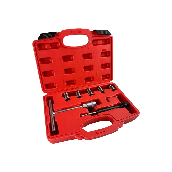 Trusa freze pentru curatat locas orificiu scaun injectoare, GEBO TOOLS, 7 piese