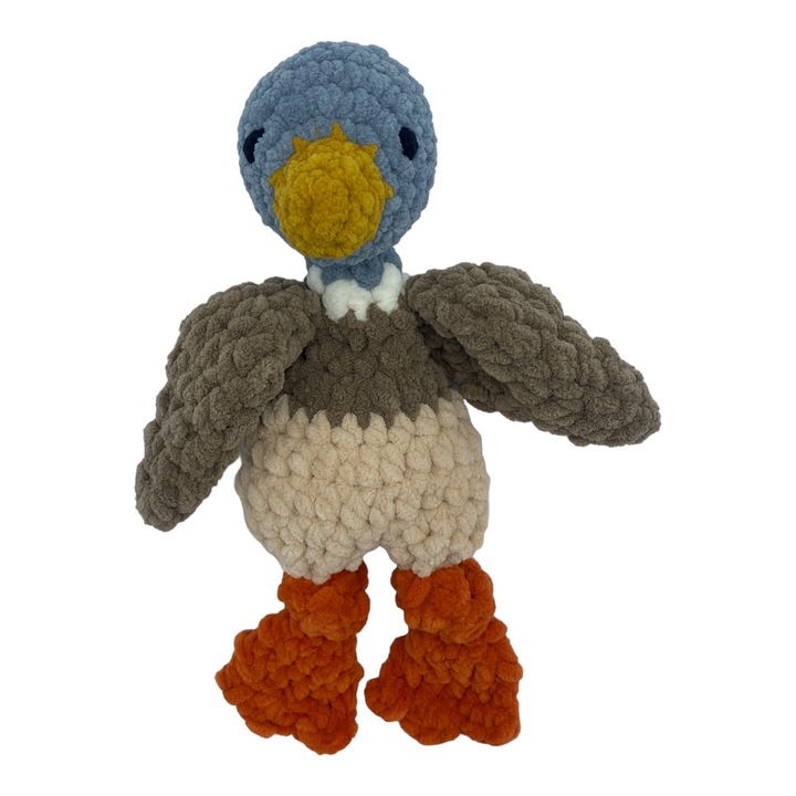 Jucarie plus ratusca, handmade, 30 cm