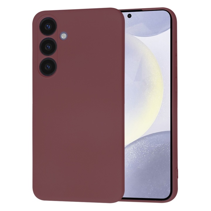 Кейс за Samsung Galaxy S24 Plus - Techsuit SoftFlex MagSafe - Plum Red