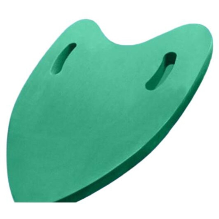 Pluta de inot pentru antrenament, ergonomica, verde, 45x20x5cm