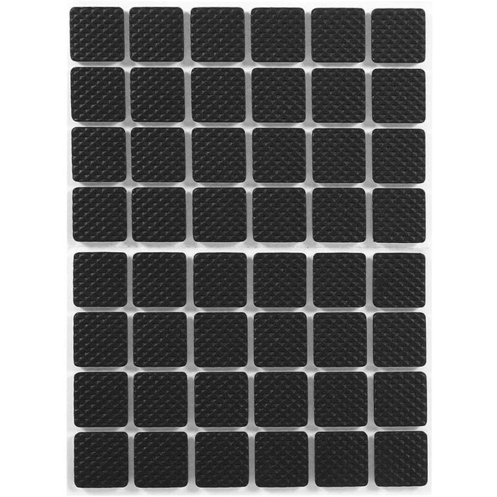 Set 48 Protectii mobila, antialunecare, taiere personalizata, negru