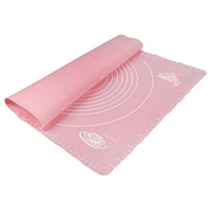 Covor de copt din silicon, Cozevdnt, roz, 15.7x19.7x0.05in