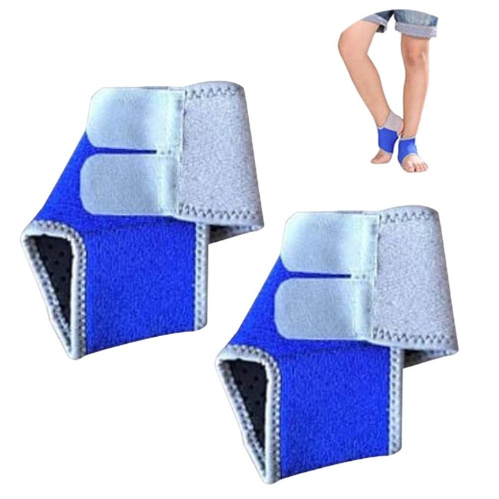 Set 2 Glezniere pentru copii, panza, respirabile, albastru/alb, S/M