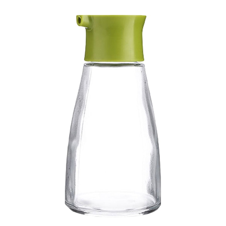 Oliviera, sticla, 200ml, 12.5x6cm, transparent/verde
