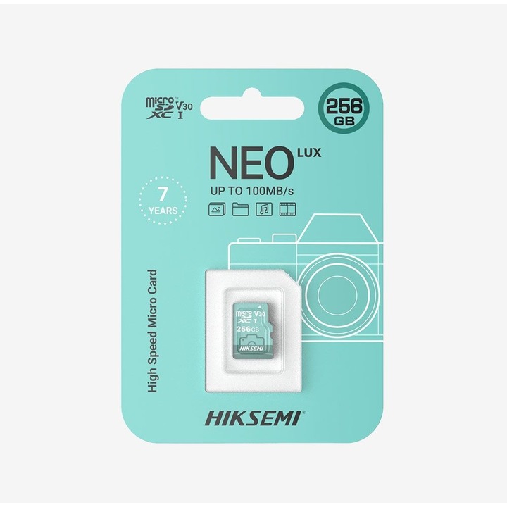 HikSEMI 32GB microSDHC Neo Lux Class 10 U1 V10 adapter nélkül, 237134, Memóriakártya