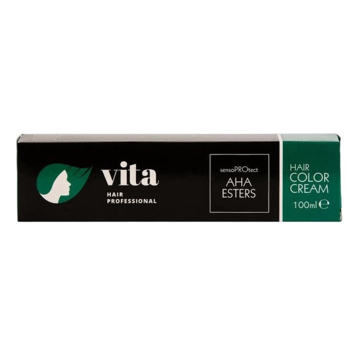 Vopsea de par VITA HAIR PROFESSIONAL, Negru, 100ml