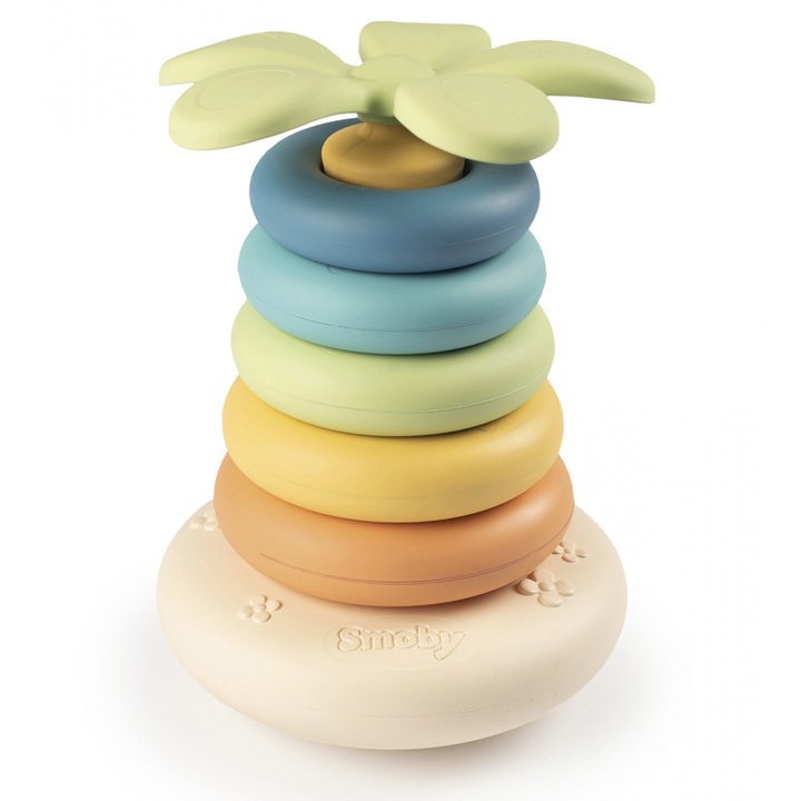 Образователна играчка за деца Smoby, Пластмаса, 1+ година, 6 части, Многоцветен