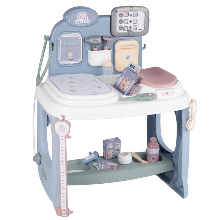 Set de joaca Smoby - Centrul de ingrijire a bebelusilor, cu lumini si sunete