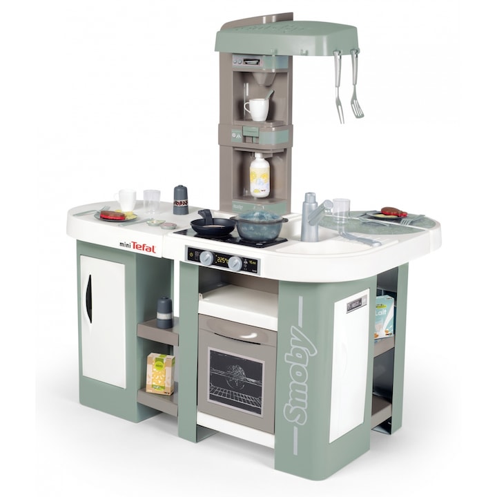 Bucatarie pentru copii Smoby - Tefal Studio XL Bubble, cu sunete