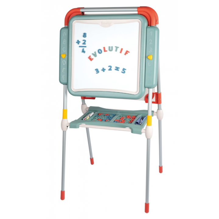 Tabla educativa Smoby, 2 fete, cu 80 accesorii