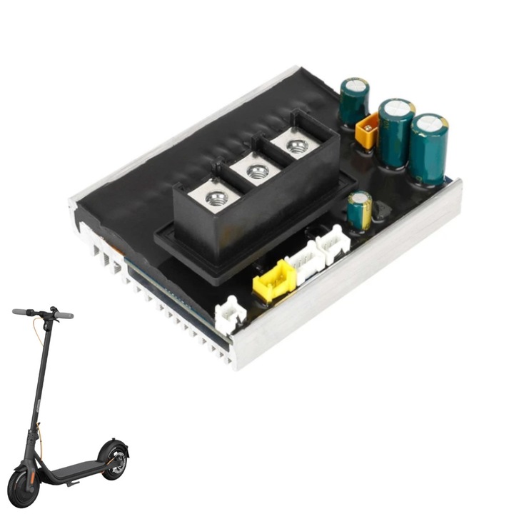 Controler trotineta electrica INOPARTS, compatibil Ninebot F30, 36V, argintiu