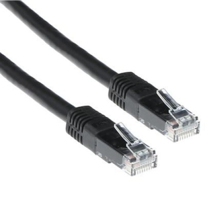 Digitus CAT5E U-UTP Patch Cable 20m Black, 225545, Hálózati kábelek