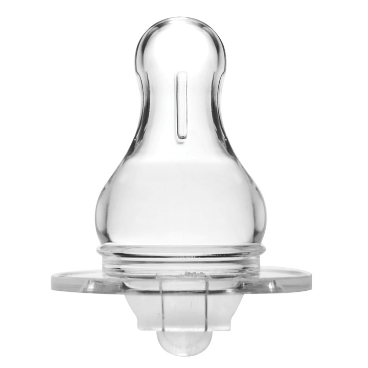 Set 2 Tetine Advanced, PUR 1812, din silicon, marime M, 3-6 luni