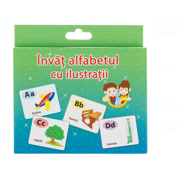 Cartonase Educative Alfabetul cu Imagini
