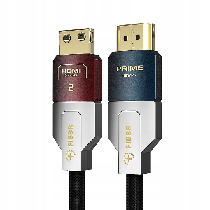 HDMI FIBBR кабел, 8K, 48 Gb/s, 8K 60 Hz, 4K 120 Hz/144 Hz