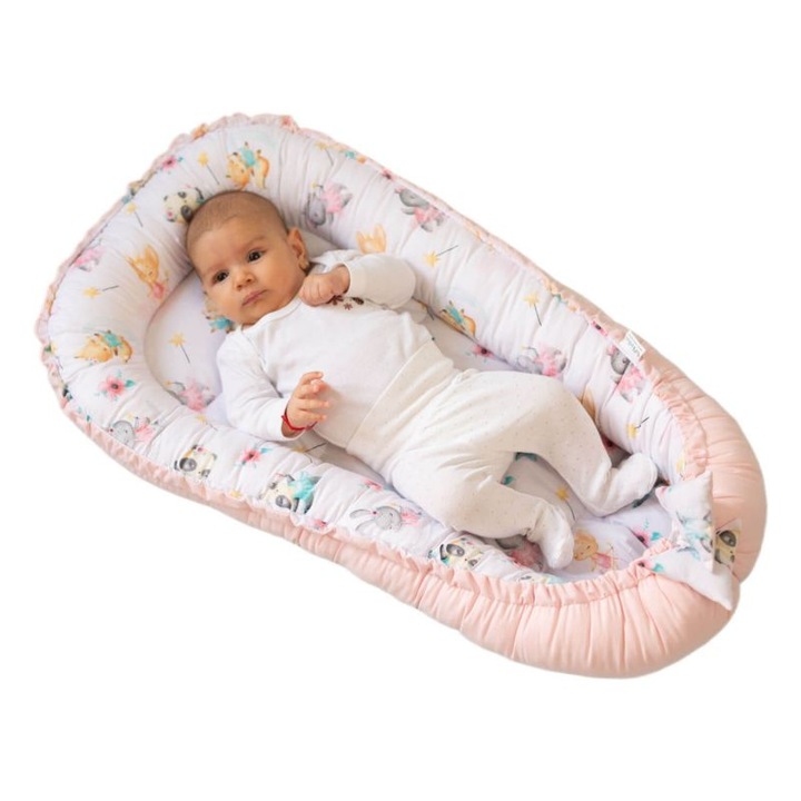Бебешки кош за спане Kidizi® Baby Nest Cocoon 90x50 см Loving Ballet