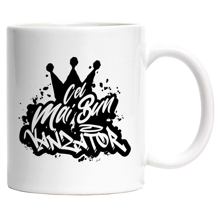 Най-продавана чаша, признателност, подарък, награда, благодаря, 330 ml, керамика с бяла дръжка