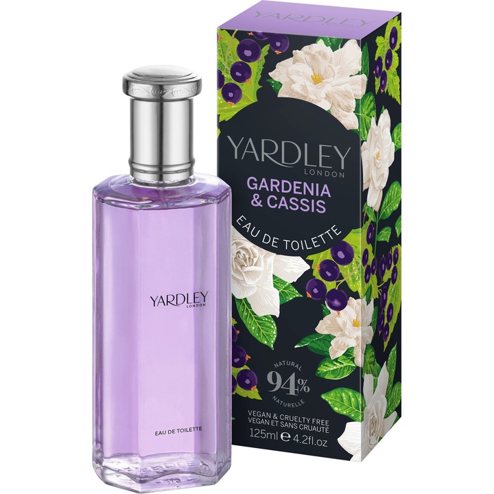 Eau de Toilette - Gardenia & Cassis, Yardley, 125 ml