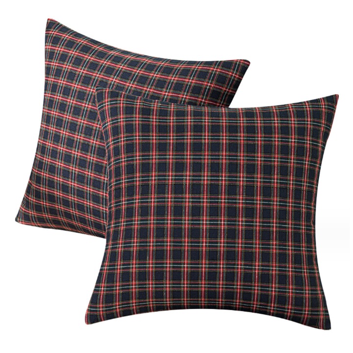 Fete de perna, Enforose, Tartan Scotian, fermitate ferma, rosu, 45x45cm